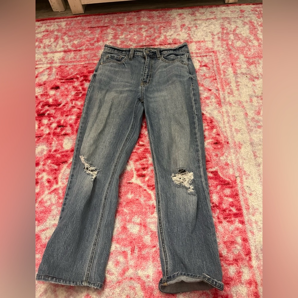 size 5 straight leg jeans